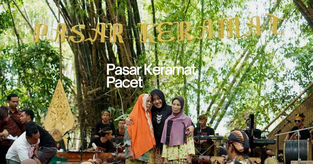 pasar keramat pacet suasana keceriaan